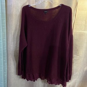 Torrid plum colored sweater